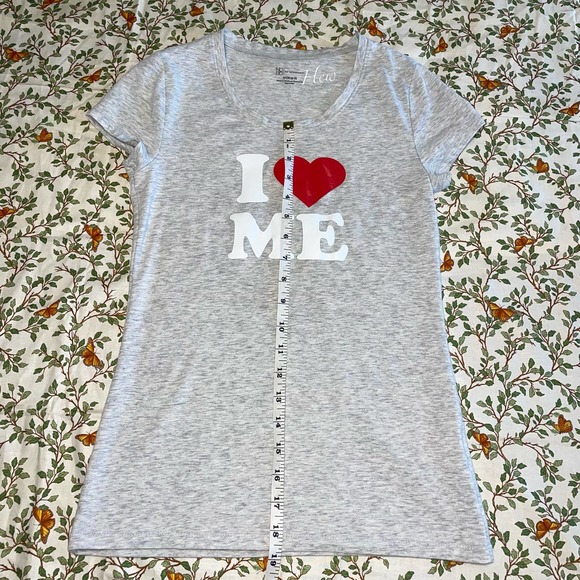 Renewed “I ❤️ME” Fitted Summer T-Shirt - Picture 6 of 9
